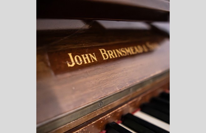 Used John Brinsmead Mahogany Upright Piano Sold As Seen Bargain - Image 5